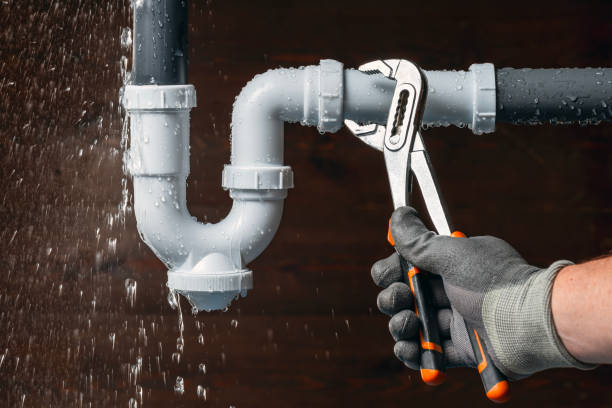 Professional Emergency Plumber technician working in Oliver, PA